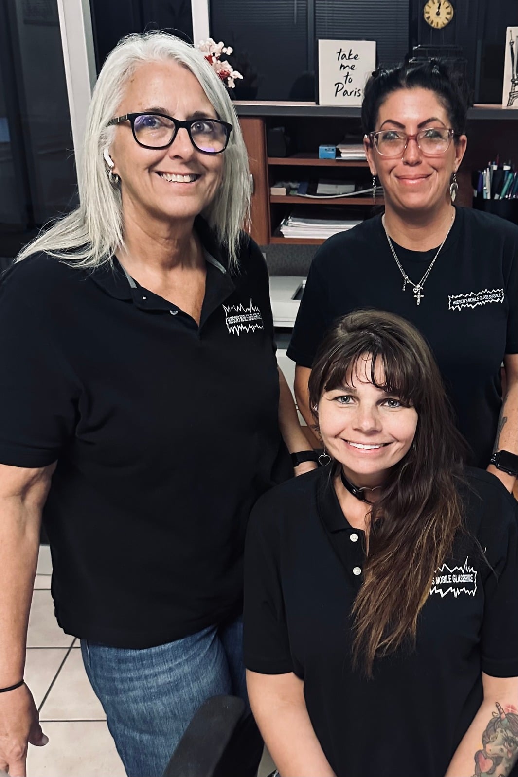 Hudson’s Mobile Glass Service team